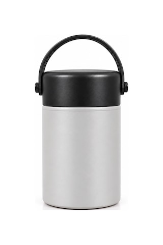 Kale Master 550 Ml Çelik Yemek Termosu 304 Paslanmaz Çelik Termal Yemek Kabı, Katlanabilir Kaşıklı Ve Taşıma Kulplu-507 Gri