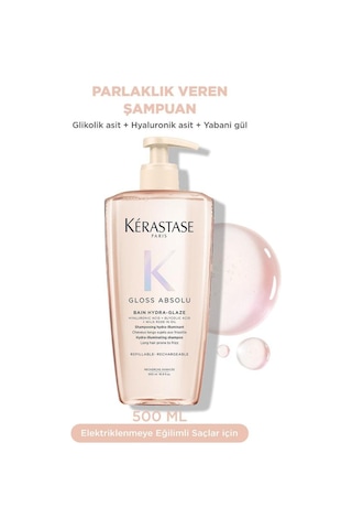 Kerastase Gloss Absolu Bain Hydra-glaze Büyük Boy Şampuan 500 Ml