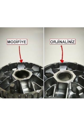 Mondial 125 Fuzion Modifiye Ön Varyatör Son Hızı Artırır Açıklama Oku Metalik