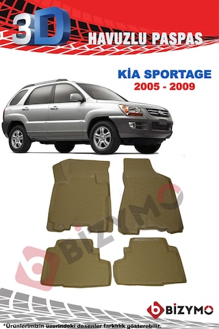 Kia Sportage 2005-2009 3D Bej Paspas Takımı Bizymo