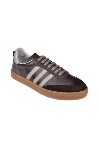 Floor Hakiki Deri Erkek Spor Ayakkabı Sneaker Mak-3030m Kahve
