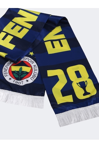 Fenerbahçe Unisex 5 Yildiz Şanli Kanarya Şal Lacivert