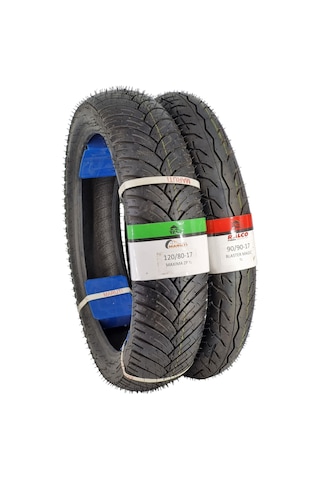 Motor Lastik 120/80-17 Ve 90/90-17 Tl Tubeless - Dubleks Takım