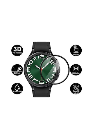 Ally Samsung Galaxy Uyumlu Watch 6 Classic 43mm Pmma Cam Ekran Koruyucu- 5775
