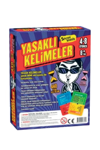 Yasaklı Kelimeler Mini Secret Words - Tabu - Eğlenceli Ve Zeka Geliştirici Kelime Oyunu