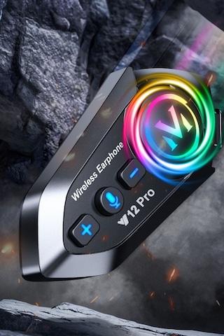 Y12 Pro İntercom Bluetooth Motosiklet Kask Kulaklığı İntercom Kulaklık