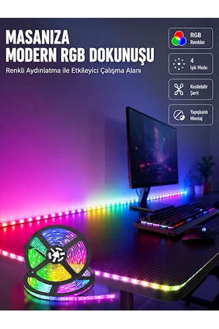 Tek 5 Metre Kumandalı Su Geçirmez Şerit Led Najmaddin 1