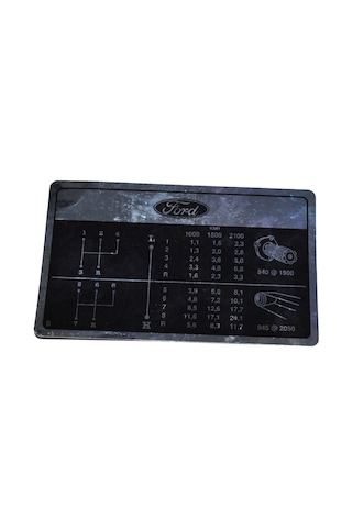 Ford Traktör Vites Şeması Ford 2000 - 3000 - 5000 - 6610