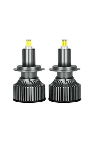 Flybuy 2x 360 Derece H7 H1 H11 H3 Mavi Işıklı Araba Led Işıkları H8/h9 9005/hb3 Hb4/9006, 12 Volt 12
