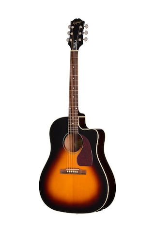 Epiphone J-45 Studio Ec Elektro Akustik Gitar Vintage Sunburst