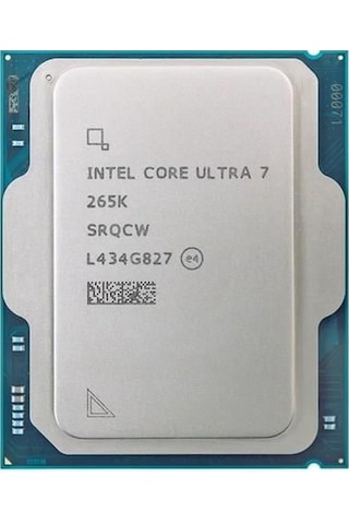 Intel Core Ultra 7 265k 20çekirdekli 36mb O/b Vga 1851p 125w Kutusuz-fansız