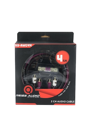 Reiss Audio Rs-awg44 4ga Oto Anfi Kablo Seti