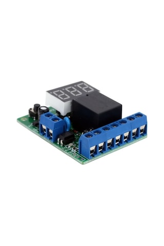 Moly 12v Dc Röle Modülü - Gerilim Koruma, Zamanlama, Dijital Gösterge, 10a, Pratik Kullanım