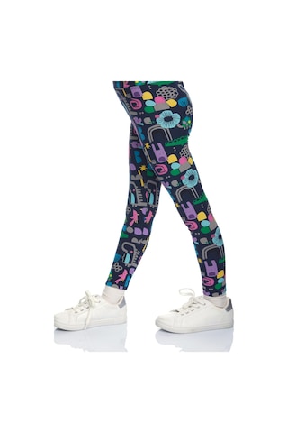 Lovetti Kız Çocuk Cutouts Animal Desen Tayt 8809 Çok Renkli