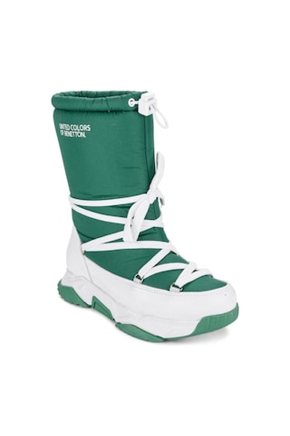 Kadın Bot - Yeşil / Beyaz Yeşil-beyaz