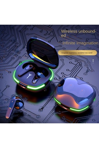 Kablosuz Bluetooth Kulaklık, Renkli Solunum Işığı, Kulak-kulak Spor Bluetooth Kulaklık