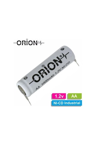 Orion 1.2v Ni-cd Aa 1000mah Şarj Edilebilir Kalem Pil 2 Ayaklı
