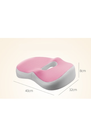 Nefes Alabilen Pamuklu Koltuk Minderi Ofis Koltuğu Minderi Pembe