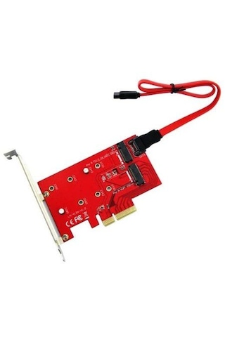 Pcı-express X4 To Ngff M.2 B & B+m Key Sata Ssd Pci E Çevirici