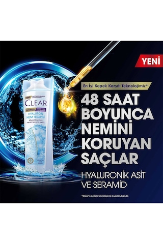 Women Kepeğe Karşı Etkili Saç Bakım Şampuanı Hyaluron Nem Terapisi 350 Ml X3