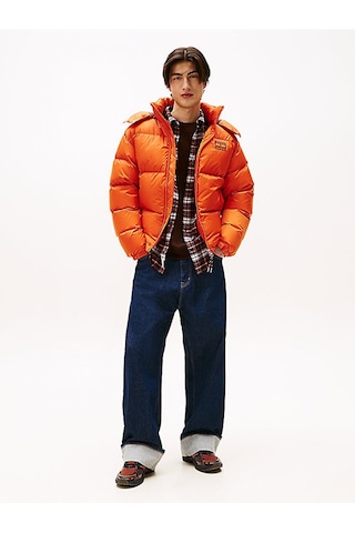 Tommy Hilfiger Tjm Alaska Down Puffer Ext Erkek Turuncu Mont - Dm0dm22036 Turuncu