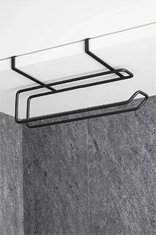 Siyah Askılı Metal Dolap Içi Kağıt Havluluk Askı Diğer