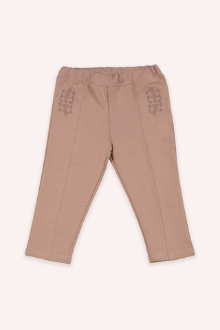 Kız Bebek Beli Lastikli Gül Pantolon 14702460