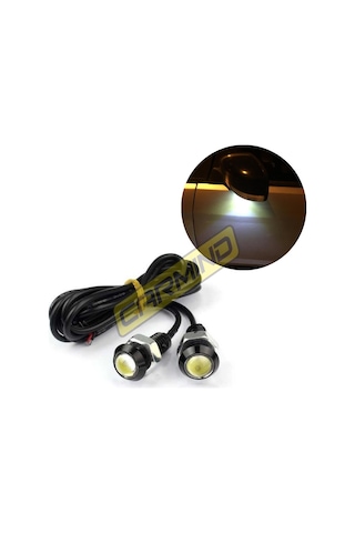 Carmind Kartal Gözü Oto Ayna Altı Led Beyaz 23Mm 2 Adet