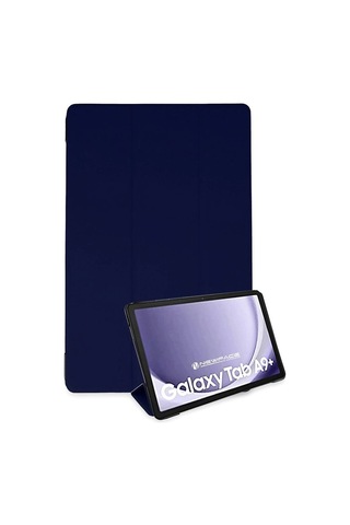 Samsung Uyumlu Galaxy Tab A9 Plus Kılıf Tablet Smart Kılıf - Lacivert Evimdeyokyok