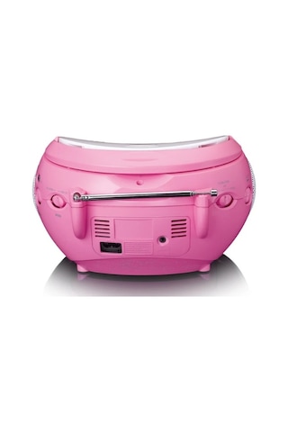 Lenco Scd-24pk Kids - Cd Çalarlı Taşınabilir Stereo Fm Radyo - Pembe