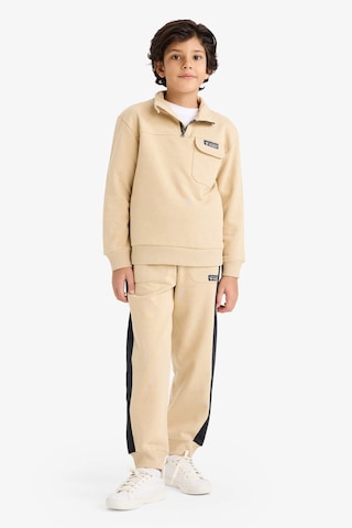 Defacto Erkek Çocuk Kalın Sweatshirt Kumaşı 2li Takım G5639a825cwbg387 Bej-bg387