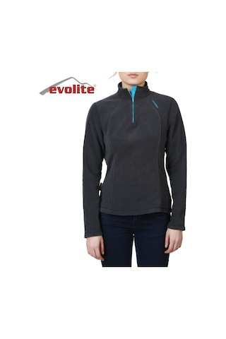 Evolite Fuga Kadın Mikro Polar Sweater - Gri Çok Renkli