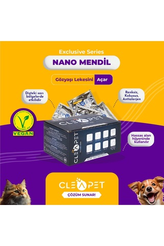 Cleapet Exclusive Seri Nano 30'lu Mendil Cleapet Exclusive Seri Nano 30'lu Mendil
