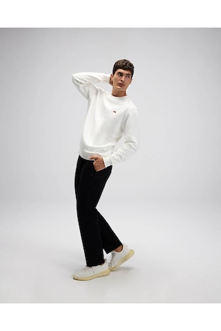 Ellesse Beyaz Erkek Sweatshirt Em579 Beyaz