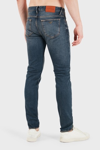 Emporio Armani Pamuklu Slim Fit Dar Paça Jeans Erkek Kot Pantolon Em000668 Af20752 Mb001 Lacivert