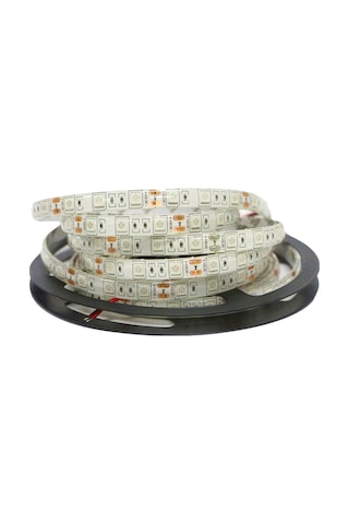 12 Volt 5050 Dış Mekan Şerit Led 3 Çipli Beyaz Metrede 60 Led Ip65 5 Metre