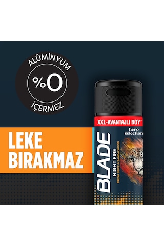 Blade Night Fire Erkek Sprey Deodorant 6 x 200 ML