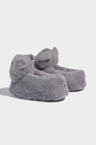 DeFacto Kız Çocuk Düz Taban Panduf B0225A824WNGR130 Gri