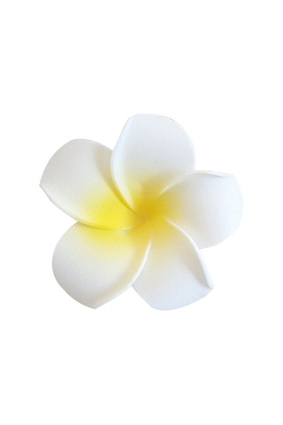 Plumeria Çiçek Klipleri Gerçekçi Detaylı Barrette Saç Aksesuarları İnce Kalın Uzun Kısa Saçlar İçin Blue