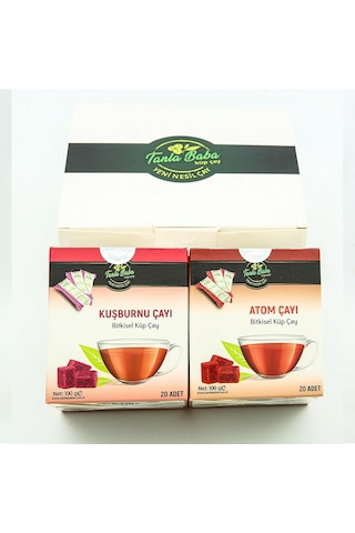Tanla Baba Sargılı Kuşburnu Çayı 100 G + Sargılı Atom Çayı 2 x 100 G