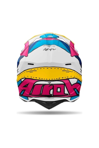 Airoh Wraap Paint Matt Kask Pembe - Sarı