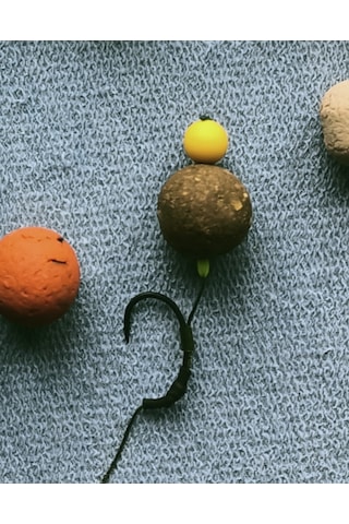 Boilili Sazan Rig Takımı Balık-midye 18 Mm Boili