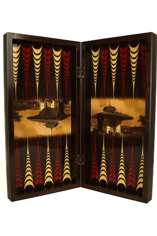 Yenigün Üsküdar Üçüncü Ahmet Çeşmesi Resimli Tavla