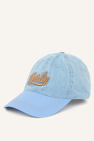 Defacto Erkek Nakışlı Jean Cap Şapka G4769ax26smbe3 Mavi-be3