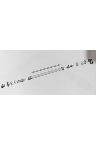 Yapıtaşı Yt124 Asma Klozet Taharet Çubuğu Dirsekli Baglantı 90mm Krom