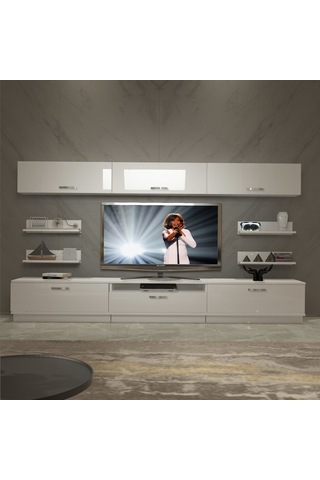 Decoraktiv Trendstyle 8y Mdf Tv Ünitesi Tv Sehpası Beyaz