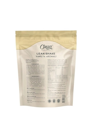 Clean Powders Lean Shake 600 Gr Vanilya