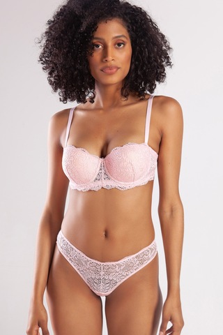 Lenaca G.colors Push Up Strapless Bra, Açık Pembe Konforlu Ve Şık Sütyen Çok Renkli