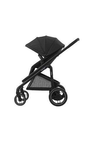 Maxi Cosi Plaza+ Ekstra Portbebeli Seyahat Sistem Olabilen Tek Elle Katlanabilen Doğumdan Itibaren Kullanılabilen Bebek Arabası Essential Black