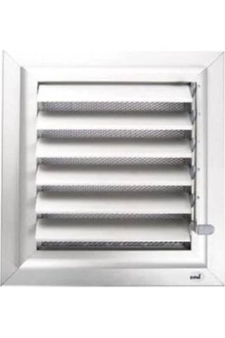 Made 45x55 Cm Banyo Wc Havalandırma Menfezi Panjur Krom
